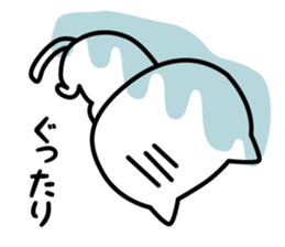 Sickly cat sticker #3215915