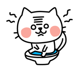 Sickly cat sticker #3215931