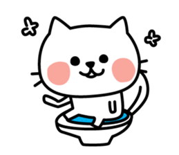 Sickly cat sticker #3215932