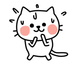 Sickly cat sticker #3215936