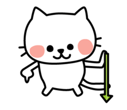 Sickly cat sticker #3215938