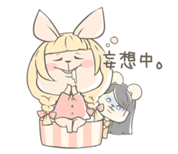 Girls Power Rabbit sticker #3215994