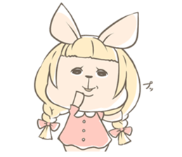 Girls Power Rabbit sticker #3216001