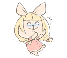 Girls Power Rabbit sticker #3216011