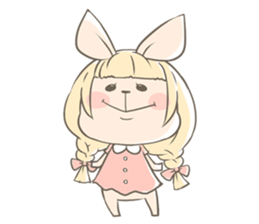 Girls Power Rabbit sticker #3216015