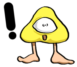 Muro - A walking mushroom sticker #3216259