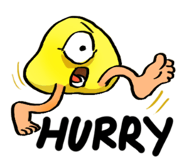 Muro - A walking mushroom sticker #3216266