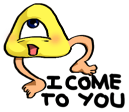 Muro - A walking mushroom sticker #3216267