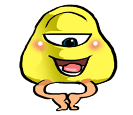 Muro - A walking mushroom sticker #3216269