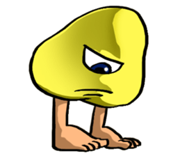 Muro - A walking mushroom sticker #3216277