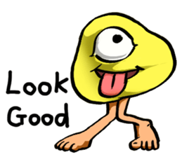 Muro - A walking mushroom sticker #3216281