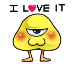 Muro - A walking mushroom sticker #3216287