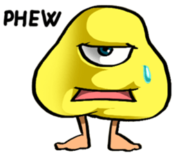 Muro - A walking mushroom sticker #3216289