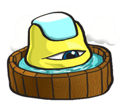 Muro - A walking mushroom sticker #3216292