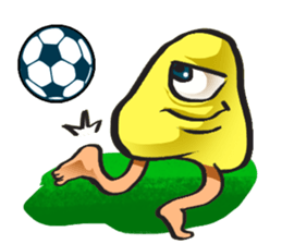 Muro - A walking mushroom sticker #3216297