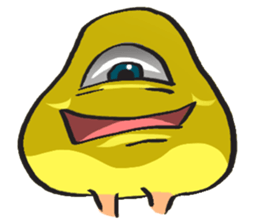 Muro - A walking mushroom sticker #3216298