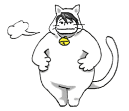 Good-looking cat sticker #3216519