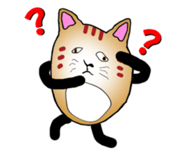 The fat tabby sticker #3217219