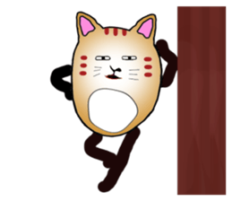 The fat tabby sticker #3217220