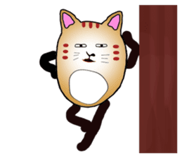 The fat tabby sticker #3217220