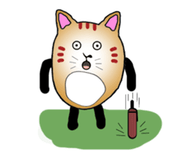 The fat tabby sticker #3217221