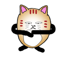 The fat tabby sticker #3217222