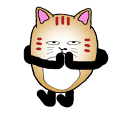 The fat tabby sticker #3217224