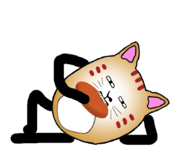 The fat tabby sticker #3217227