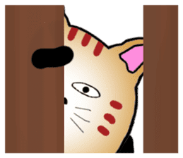 The fat tabby sticker #3217229