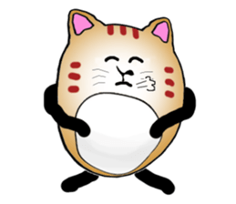 The fat tabby sticker #3217230
