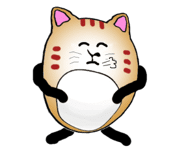The fat tabby sticker #3217230