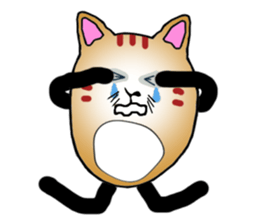 The fat tabby sticker #3217231