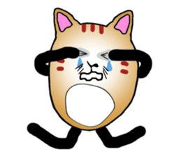 The fat tabby sticker #3217231