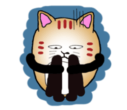 The fat tabby sticker #3217235