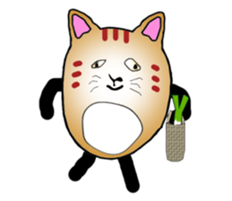 The fat tabby sticker #3217236