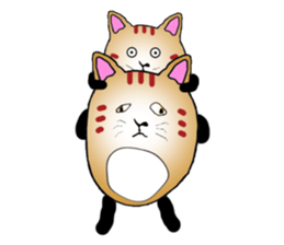 The fat tabby sticker #3217237