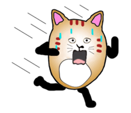 The fat tabby sticker #3217238