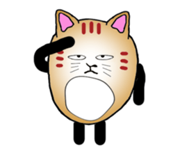 The fat tabby sticker #3217240