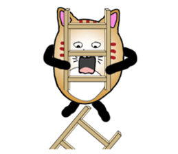 The fat tabby sticker #3217244