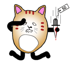 The fat tabby sticker #3217245
