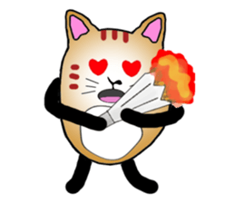 The fat tabby sticker #3217247