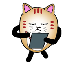 The fat tabby sticker #3217250