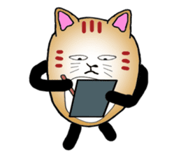 The fat tabby sticker #3217250