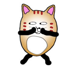 The fat tabby sticker #3217251