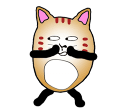 The fat tabby sticker #3217251