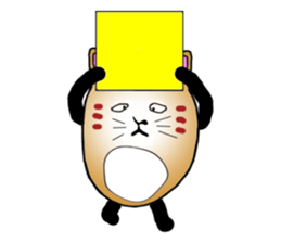 The fat tabby sticker #3217252