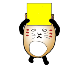 The fat tabby sticker #3217252