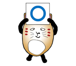 The fat tabby sticker #3217254