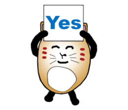 The fat tabby sticker #3217257