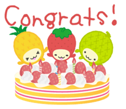 HAPPY FRUIT sticker #3217477